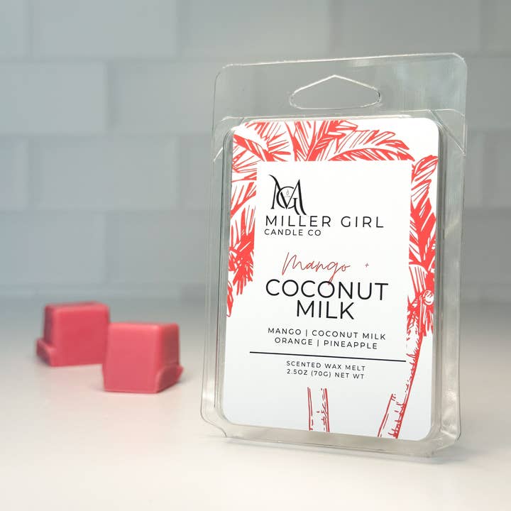 Mango + Coconut Milk | Wax Melts for wholesale by Miller Girl Candle Co