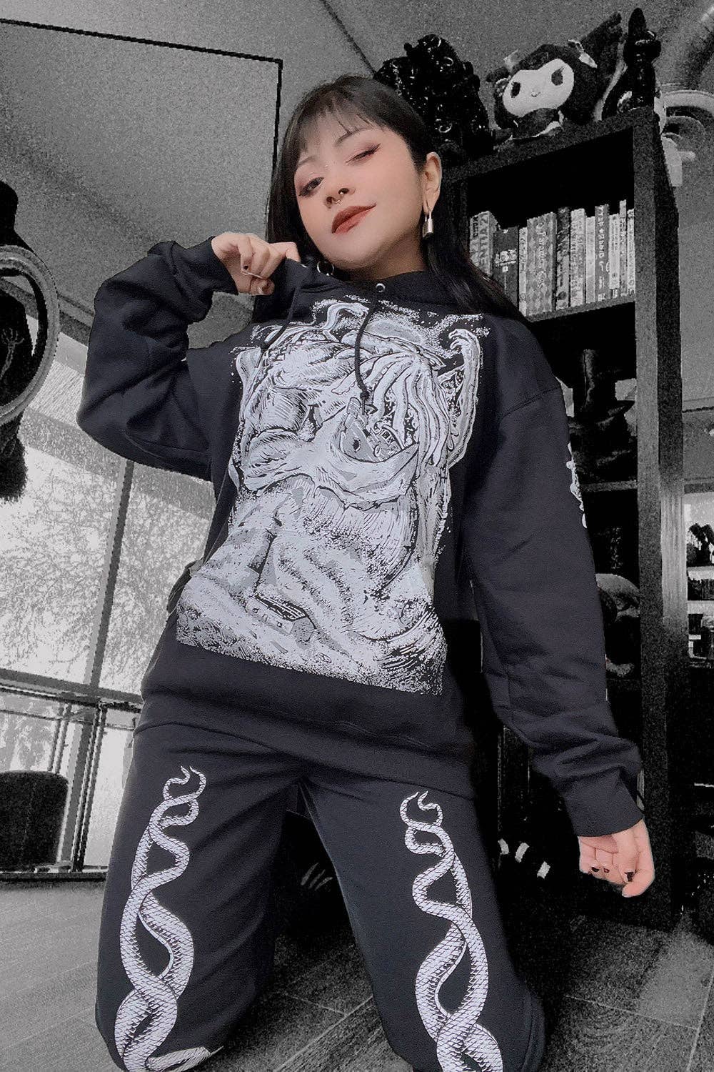 vampirefreaks – wholesale Joggingbyxor - Dam – Medusa's Serpents Joggingbyxor [Unisex]7