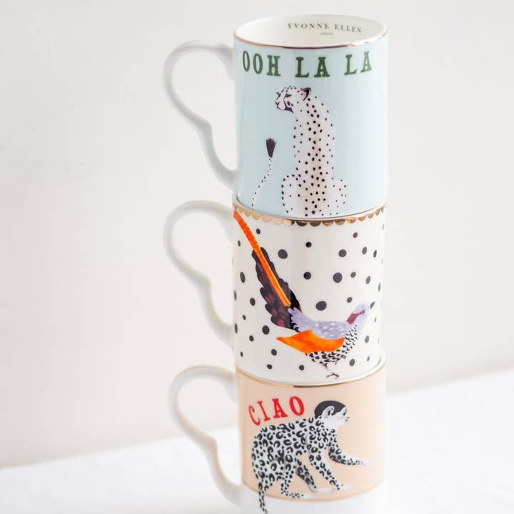 Yvonne Ellen - Vente Tasse à café - Yvonne Ellen Petit Mug Guépard5