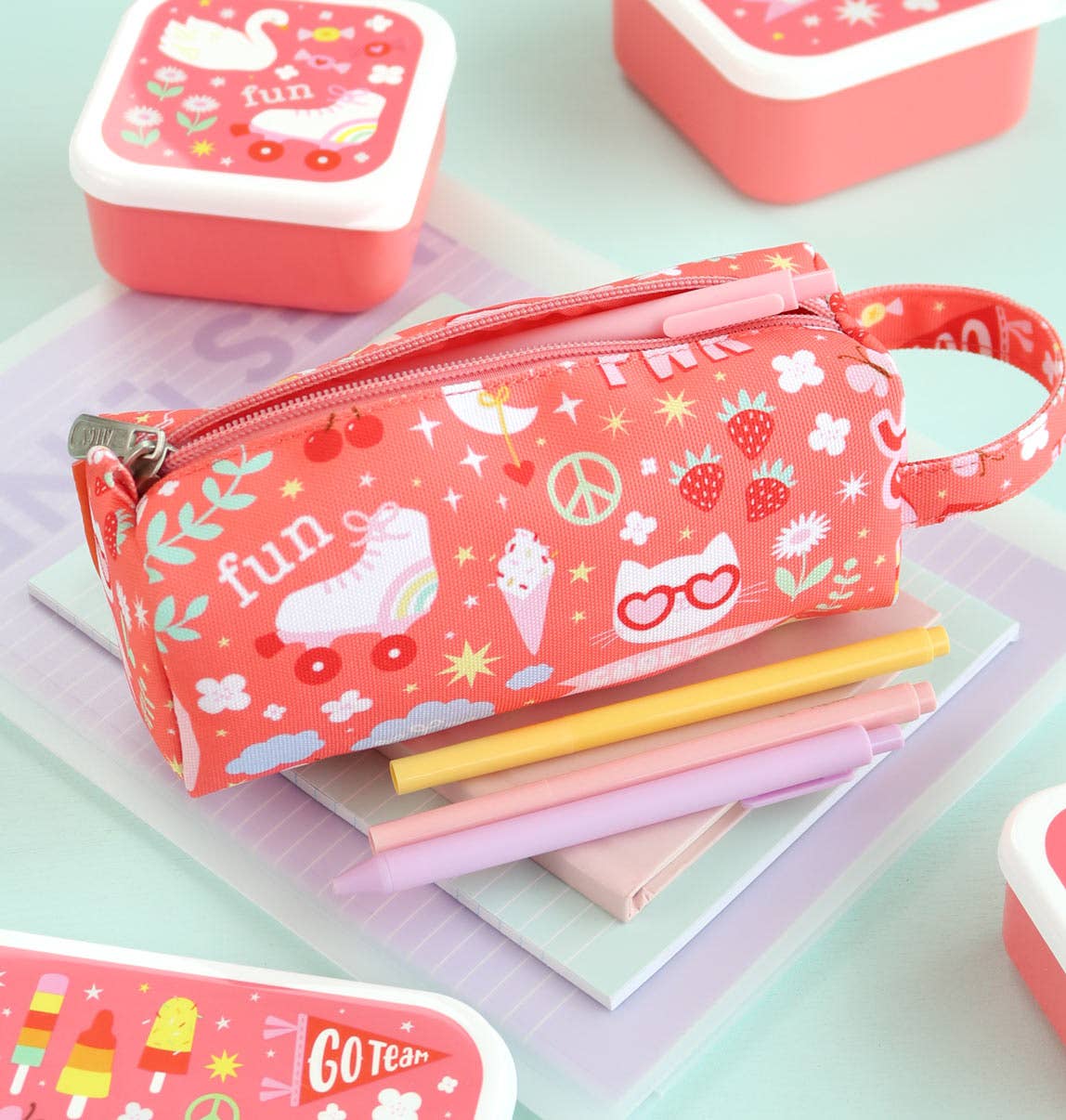 A Little Lovely Company – wholesale Pencil case/pouch – Kids pencil case: Fun4