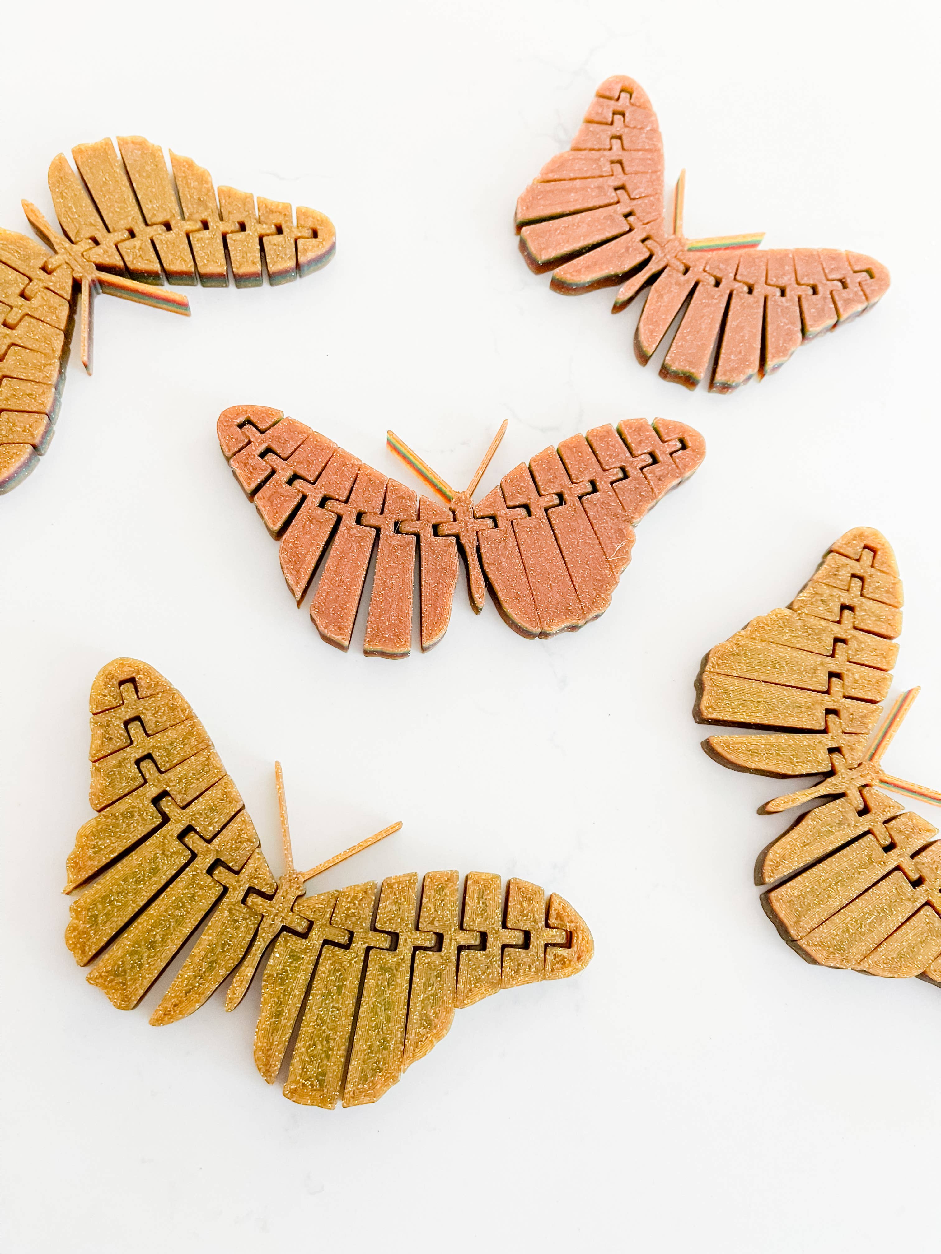 Lauren Ann Boutique & Designs - Wholesale Fidgetspeelgoed - Kinderen - Butterfly Fidget, Pocket Pet, sensorisch speelgoed voor autisme - OP MAAT4