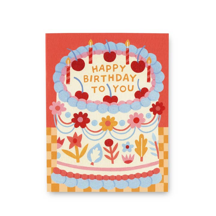 Molly Egan - Wholesale Birthday Card - Cake Birthday Card1