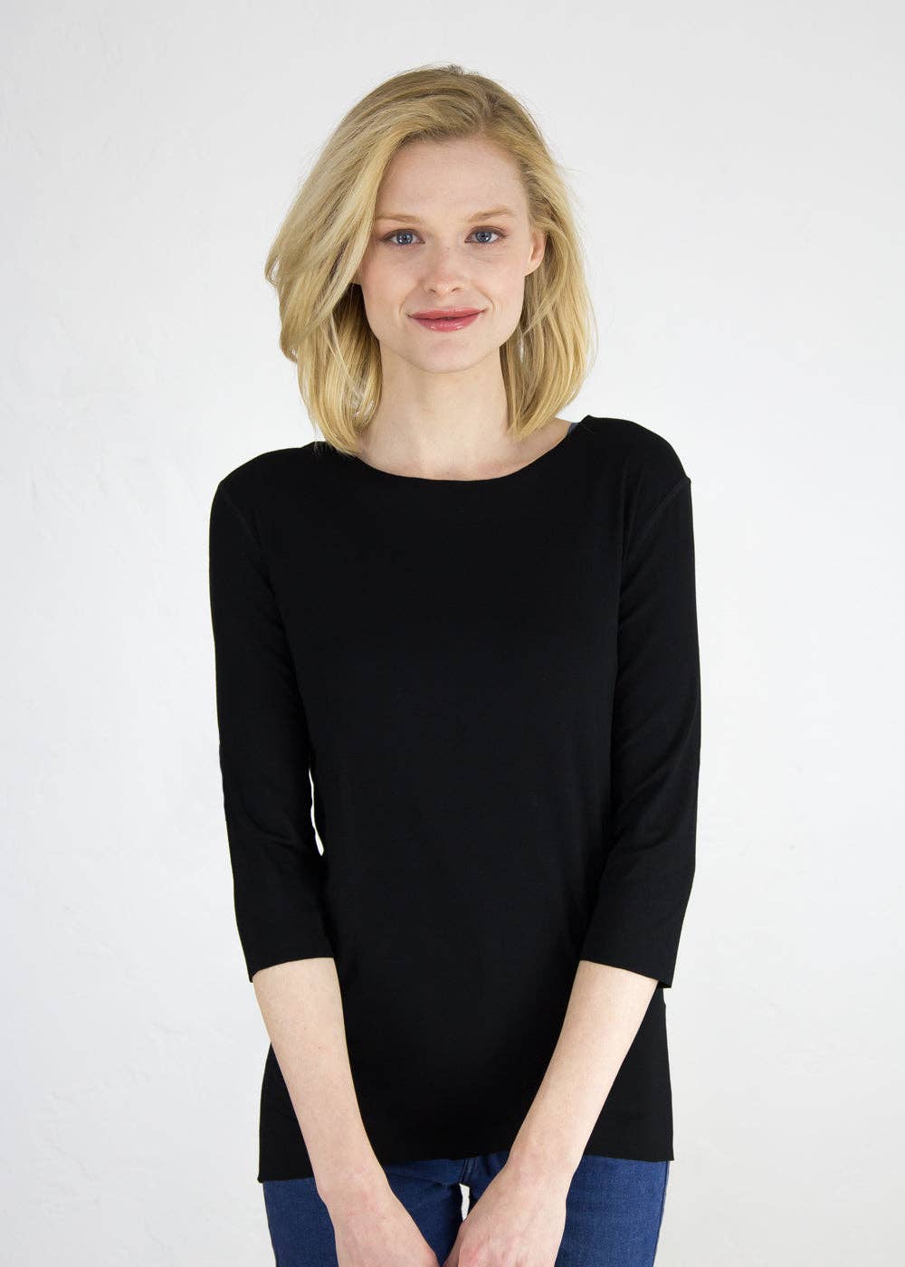 AMB Designs - Wholesale T-Shirt - Women's - Juliet 3/4 Sleeve Top0