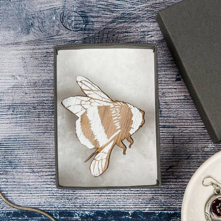 bumble bee brooch - WILDER for wholesale by Perkins & Morley