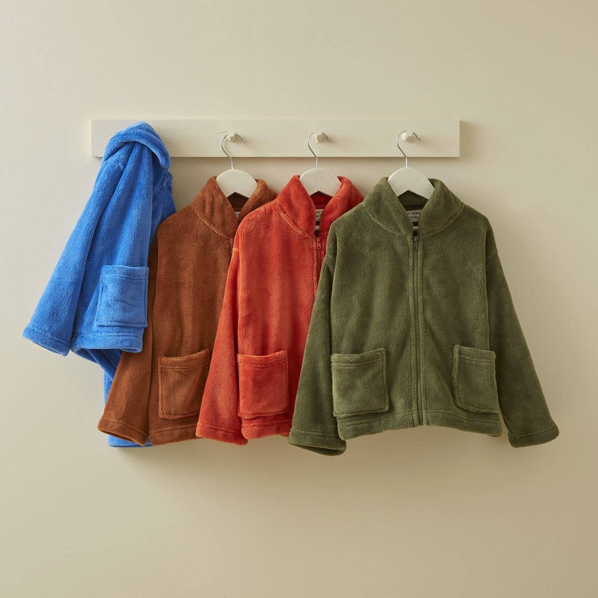 Sylvie Thiriez – Engroshandel Jakke - Unisex – Børns orange polare jakke2