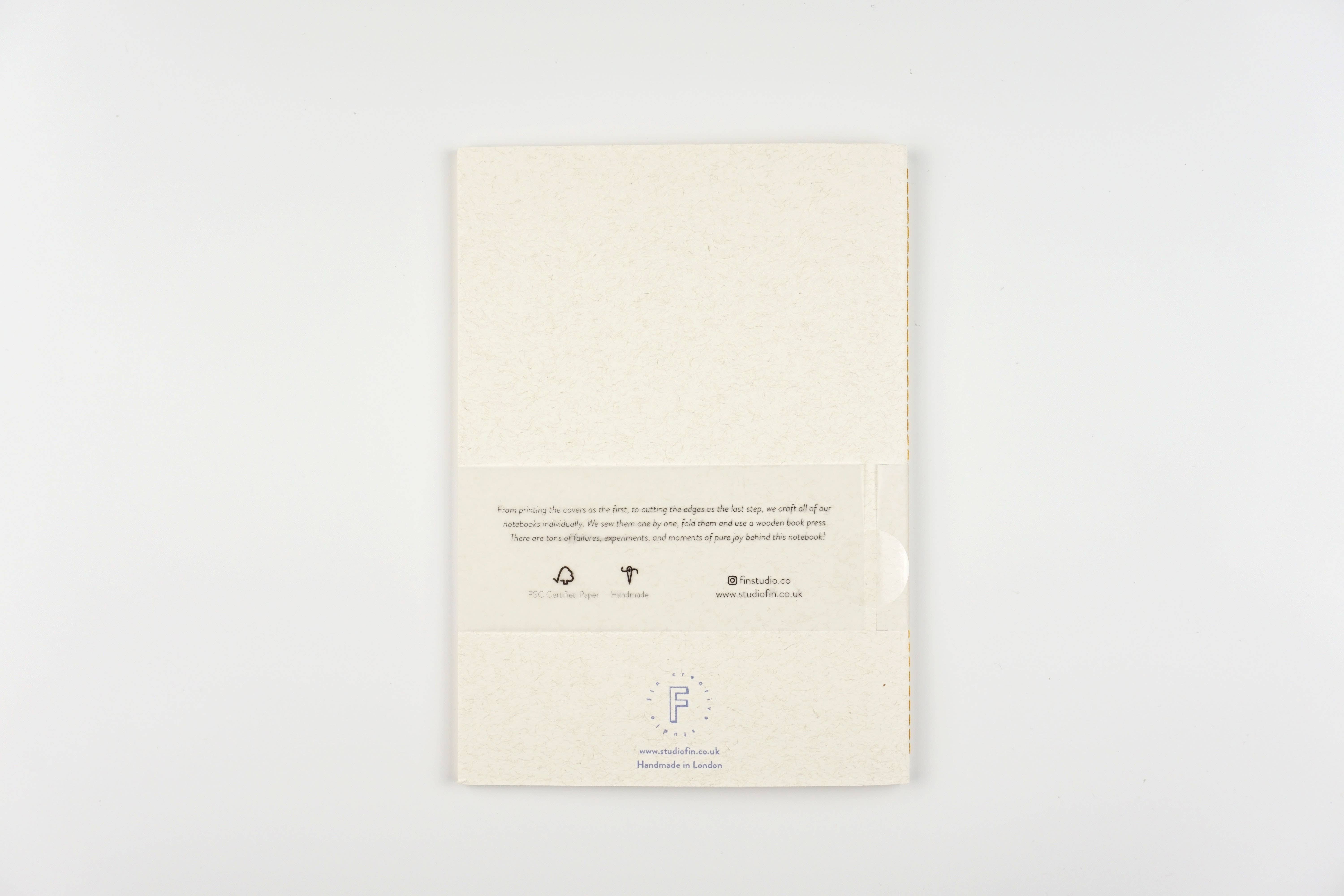 Fin Studio - Wholesale Notebook - Moon Illustrated Notebook / Moon Walk3