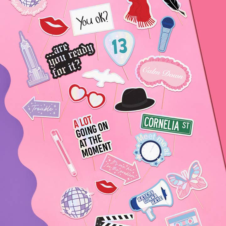 xo, Fetti - Wholesale Decal - Party Decorations - I'm the Problem Props - 26 pc. photo booth set2
