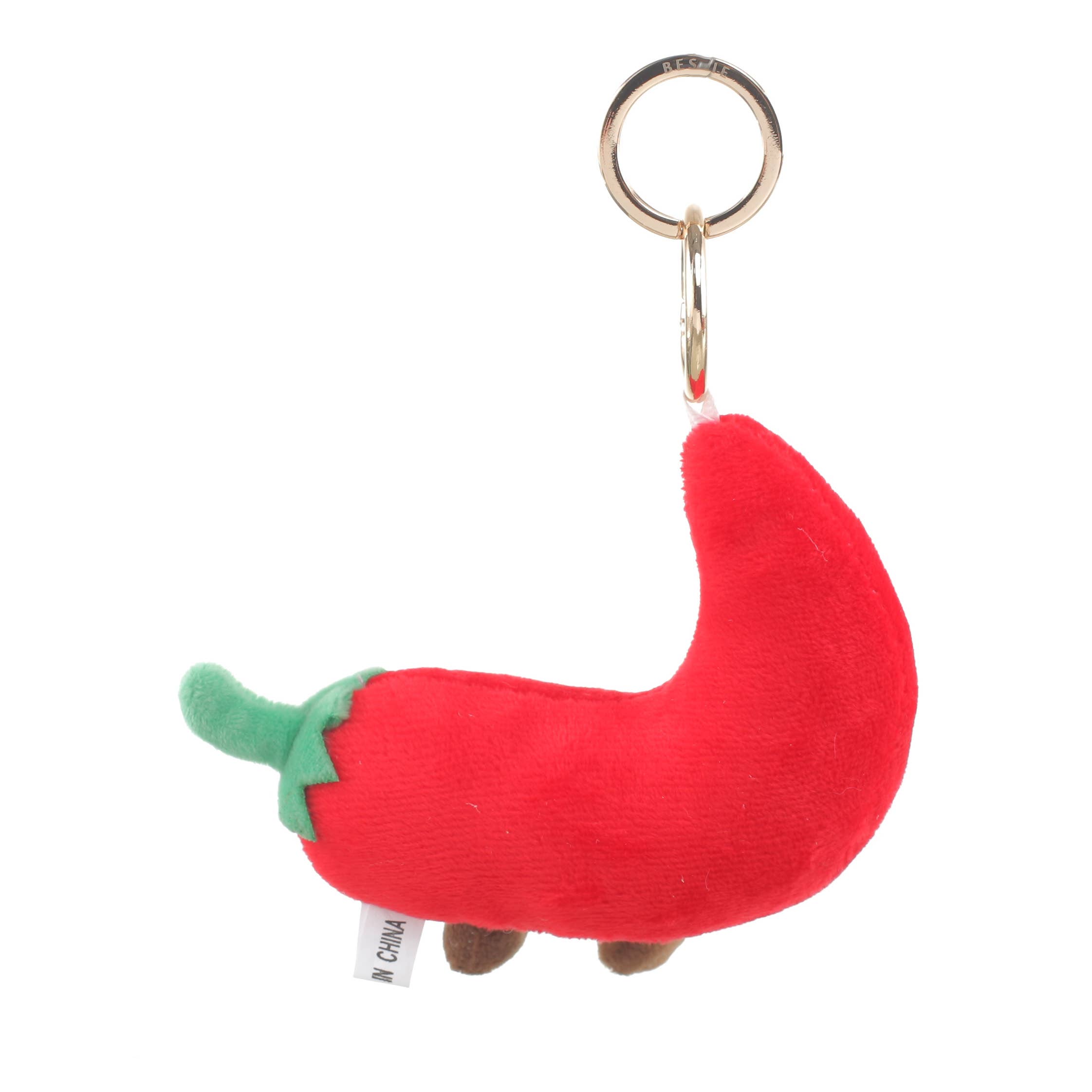 Bessie London - Wholesale Keychain - Women's - PLUSH CHILLI BAG CHARM3