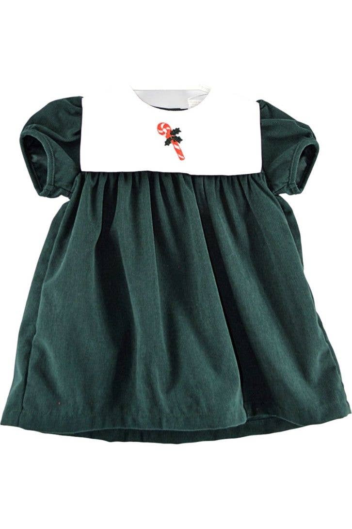 Julius Berger & Carriage Boutique - Wholesale Dress - Kids - Smocked Candy Cane Baby & Toddler Girl Dress0