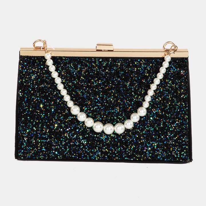 Collections by Fame Accessories - Wholesale Crossbody Bag - Women's - Rhinestone Encrusted Panel Handbag