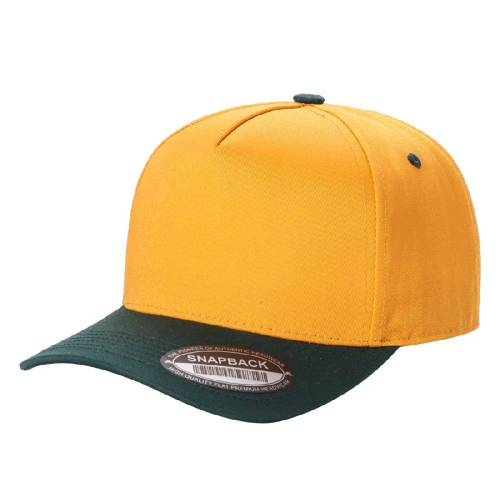 DOBBI - Wholesale Flat Brim Cap - Unisex - 5 Panel Snapback Caps81