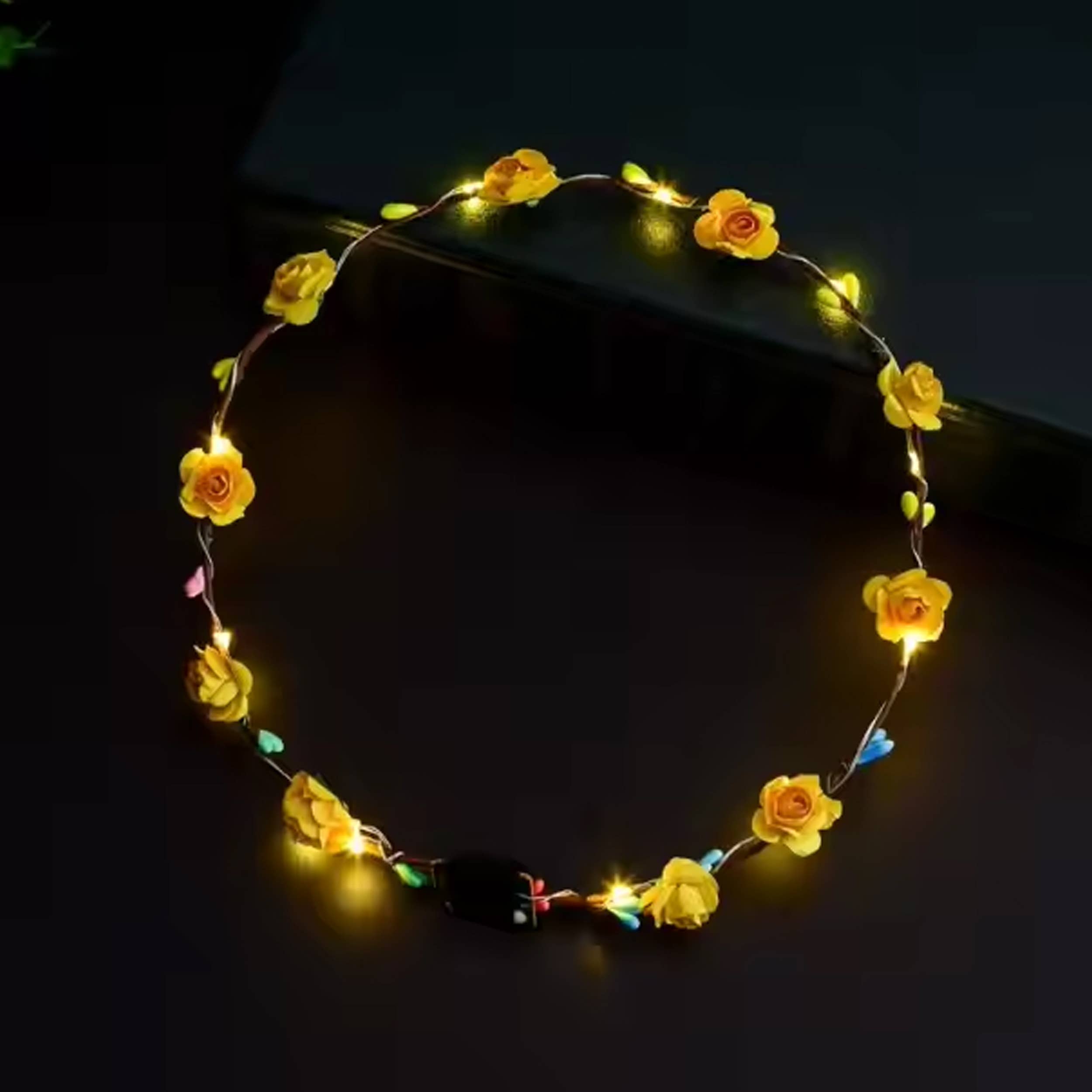 Pagdee Kids Juniors - Wholesale Party Hat/Crown - Holiday Décor LED Light Up Flower Crown Headband For Kid4