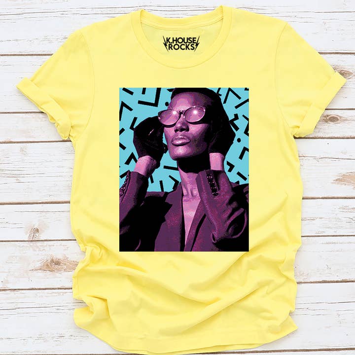 Grace Jones Unisex Tee for wholesale by K.House Rocks