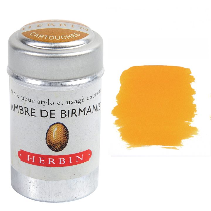 Exaclair - Wholesale Ink Pad - Herbin Fountain Pen Ink Cartridges - Tin of 614