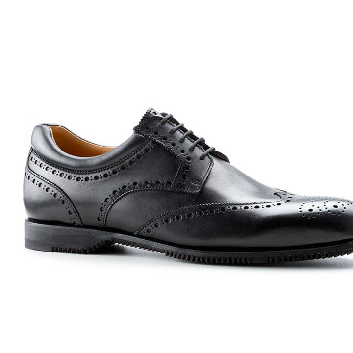 Derby Eugenio in Nero for wholesale by Risch Shoes