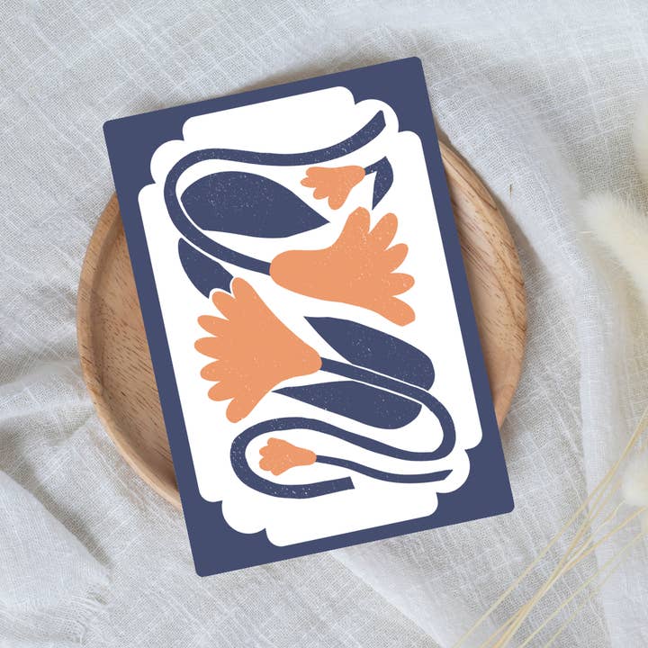 Paper Station - Wholesale Stationery/notecard set - 40x Vintage Florals Bulk Card Set3