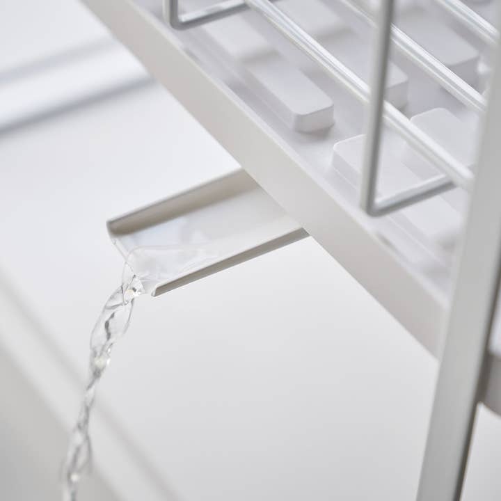 Yamazaki Home - Wholesale Dish Drying Mat/Rack - Tower Two-Tier Dish Rack - Steel14