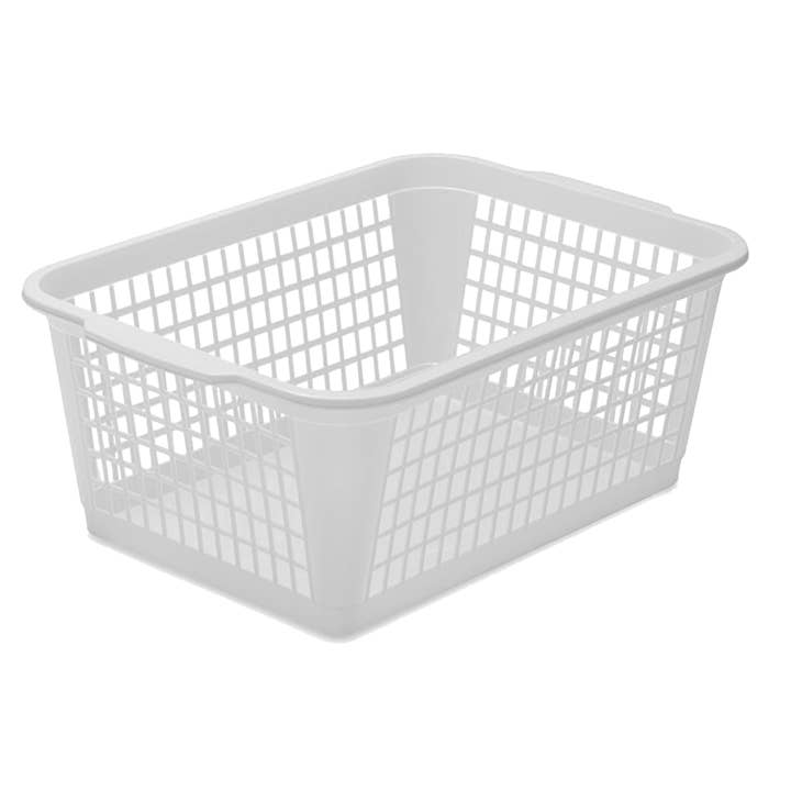 YBM HOME INC. - Wholesale Storage Bin - Large Plastic Storage Basket 15 x 10 x 6 In - Various Colors