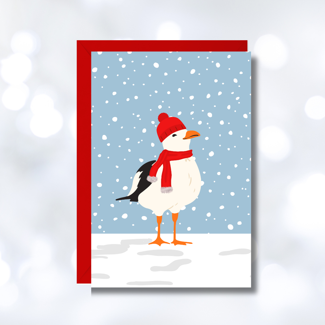 Waves & Wander - Wholesale Christmas Card - Coastal Christmas Cards 5 pack5