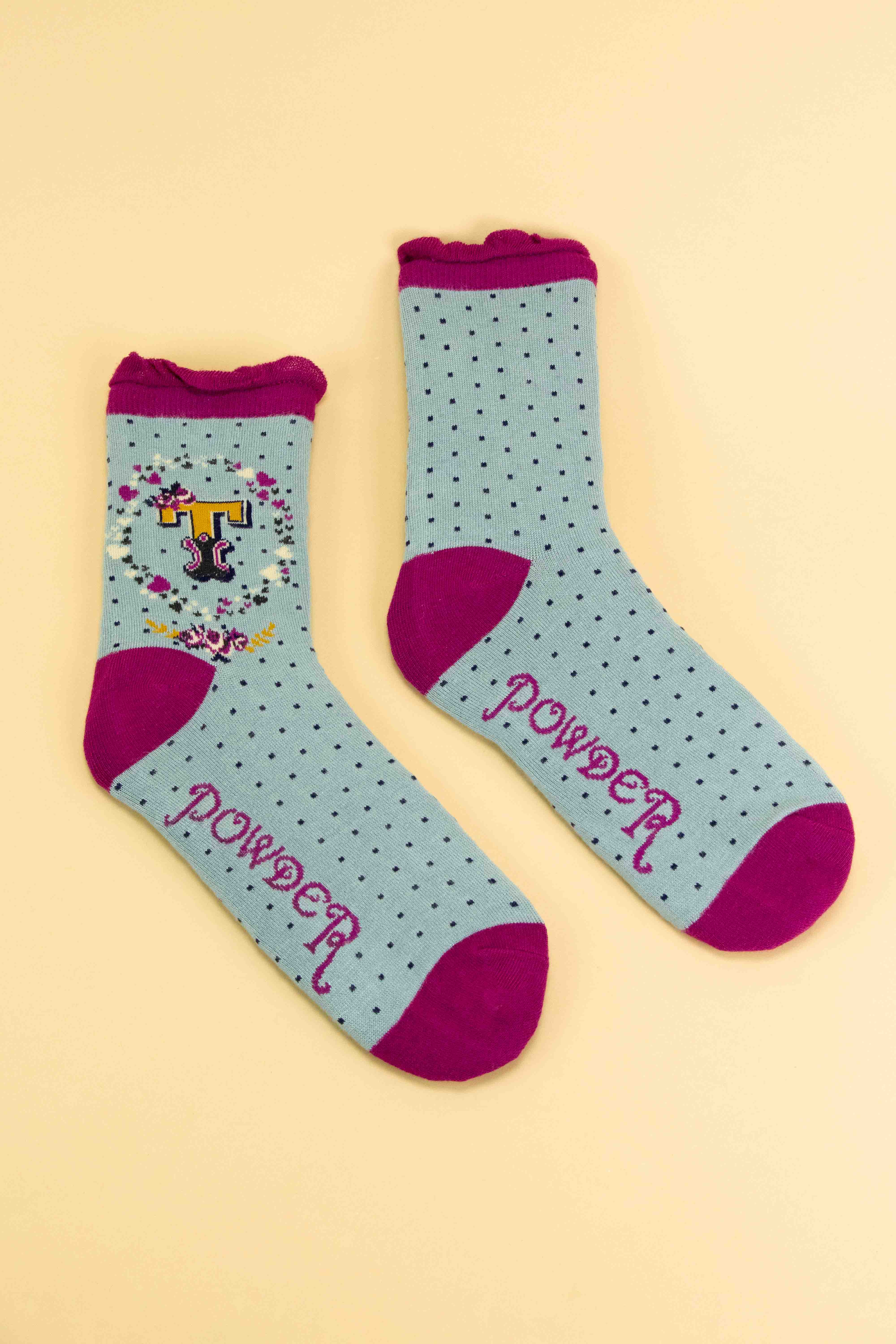 Powder Design - Europe - Wholesale Socks - Women's - Letter Ankle Socks75