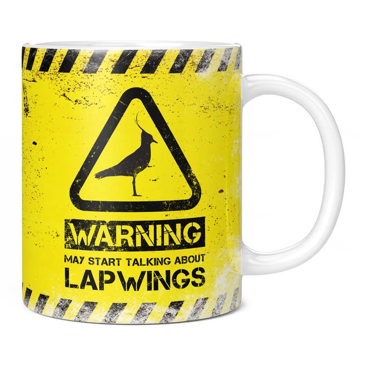 Lapwing Mug - Warning May Start Talking About Lapwings for wholesale by Mug Monster