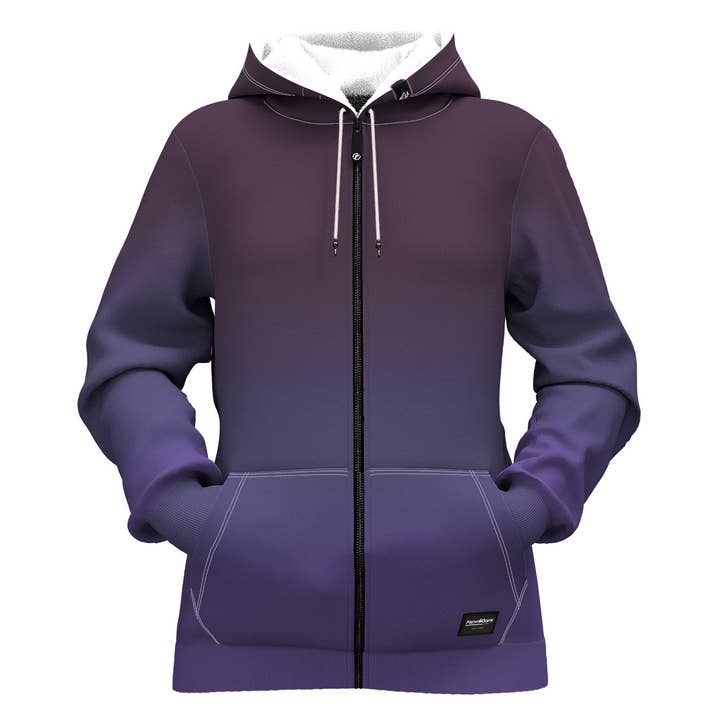 Sweat à capuche zippé FALSE Mind pour la vente par FreshHoods