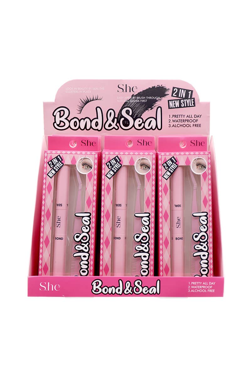 PINEAPPLE Beauty - Wholesale Fake Lash Applicator - SHE BS1060 2-In-1 Bond & Seal - 12 pcs1