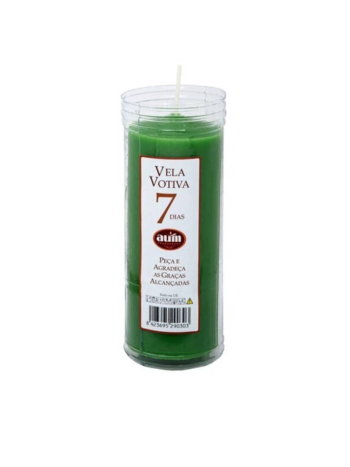 Votive Candle 7 Days Light Green for wholesale by AUM Fragrances