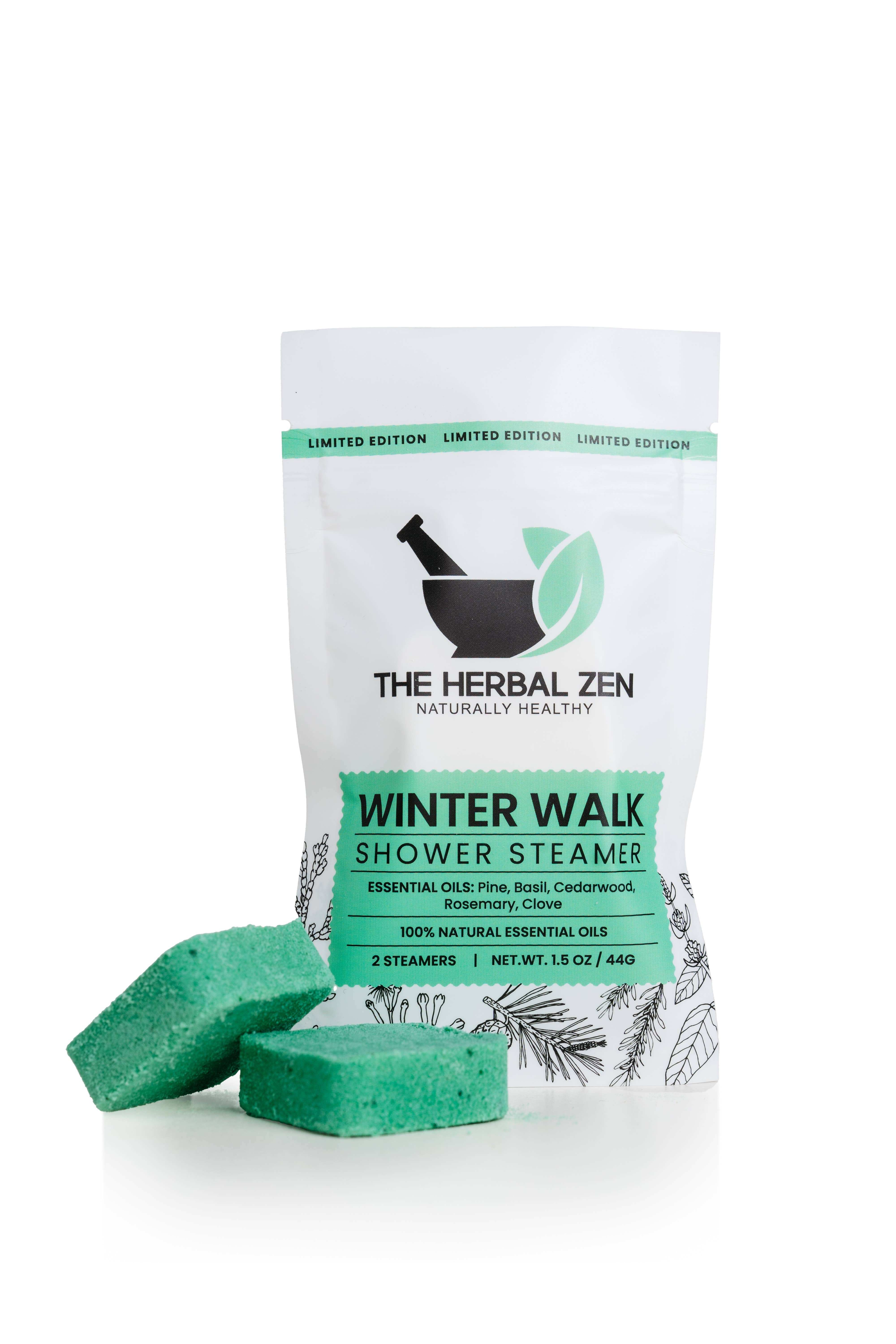 The Herbal Zen - Wholesale Shower Steamer/Bomb - Winter Shower Steamer Minis | Cozy Aromatherapy 2-Pack3