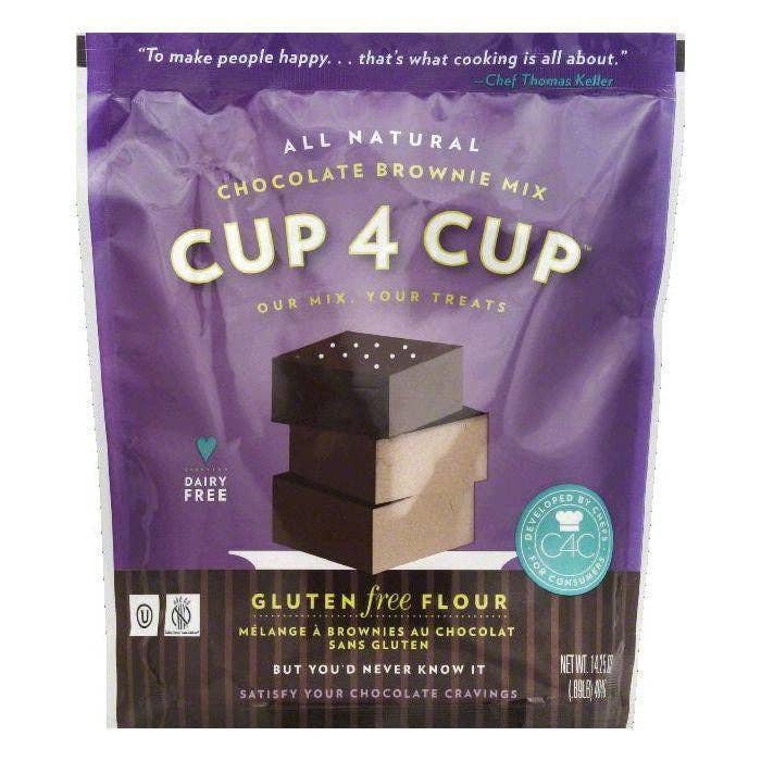 Cup 4 Cup Chocolate Brownie Mix, 14.25 OZ for wholesale by KeHE Distributors, LLC