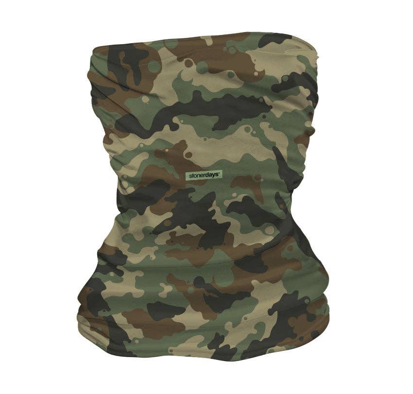 StonerDays Apparel - Wholesale Neck Warmer/Snood - Unisex - Army Pattern Neck Gaiter