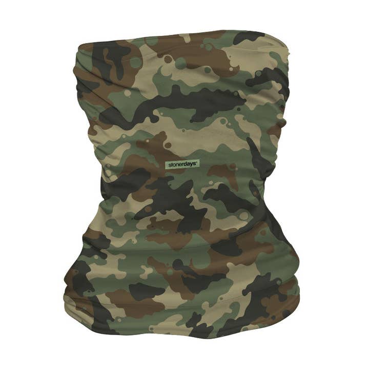 StonerDays Apparel - Wholesale Neck Warmer/Snood - Unisex - Army Pattern Neck Gaiter0