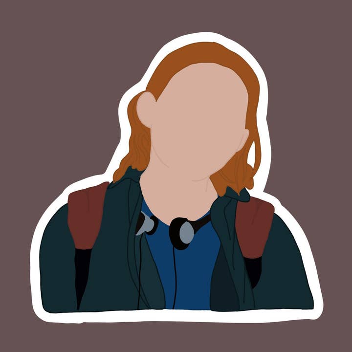 Max Mayfield Sticker, Stranger Things Stickers, Tv Show Stickers, Waffle Stickers, Max Stickers, Friends Don't Lie Waffle for wholesale by S and S Stickers