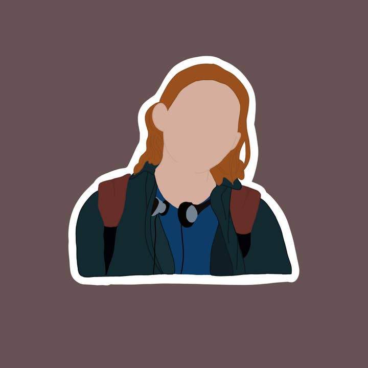 Max Mayfield klistermärke, Stranger Things Klistermärken, Tv-klistermärken, Våffla klistermärken, Max klistermärken, Vänner ljuger inte våffla för wholesale av S and S Stickers
