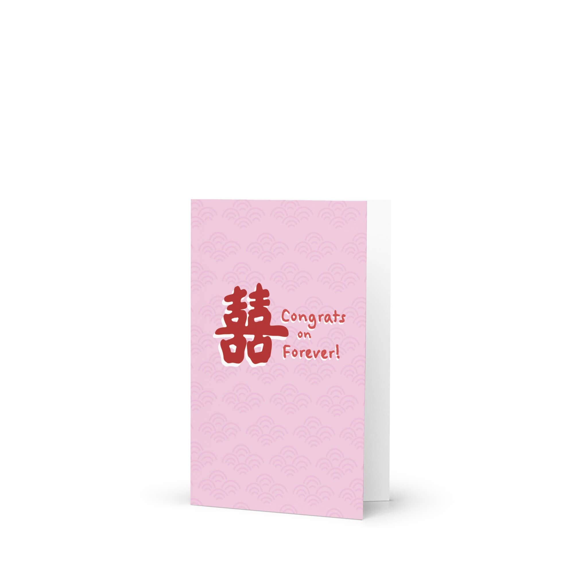 Cute Asian Cards - Vendita all'ingrosso Partecipazioni di nozze - Congratulazioni per Sempre! Biglietti di Nozze Asiatici | Doppia Felicità Cinese Viet6