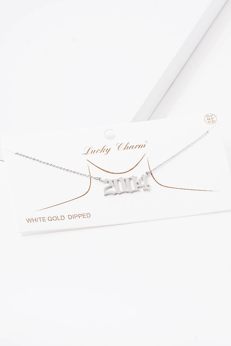 OHBOOBA DESIGN - Wholesale Pendant/Charm Necklace - Gold Plated Birth Year Necklace49