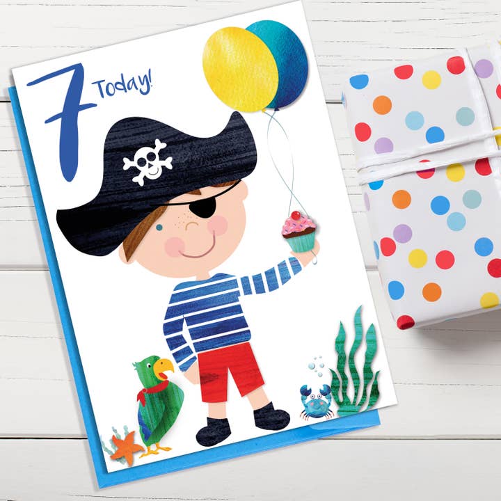 Pirate Boy Birthday Card for wholesale by Rocket 68