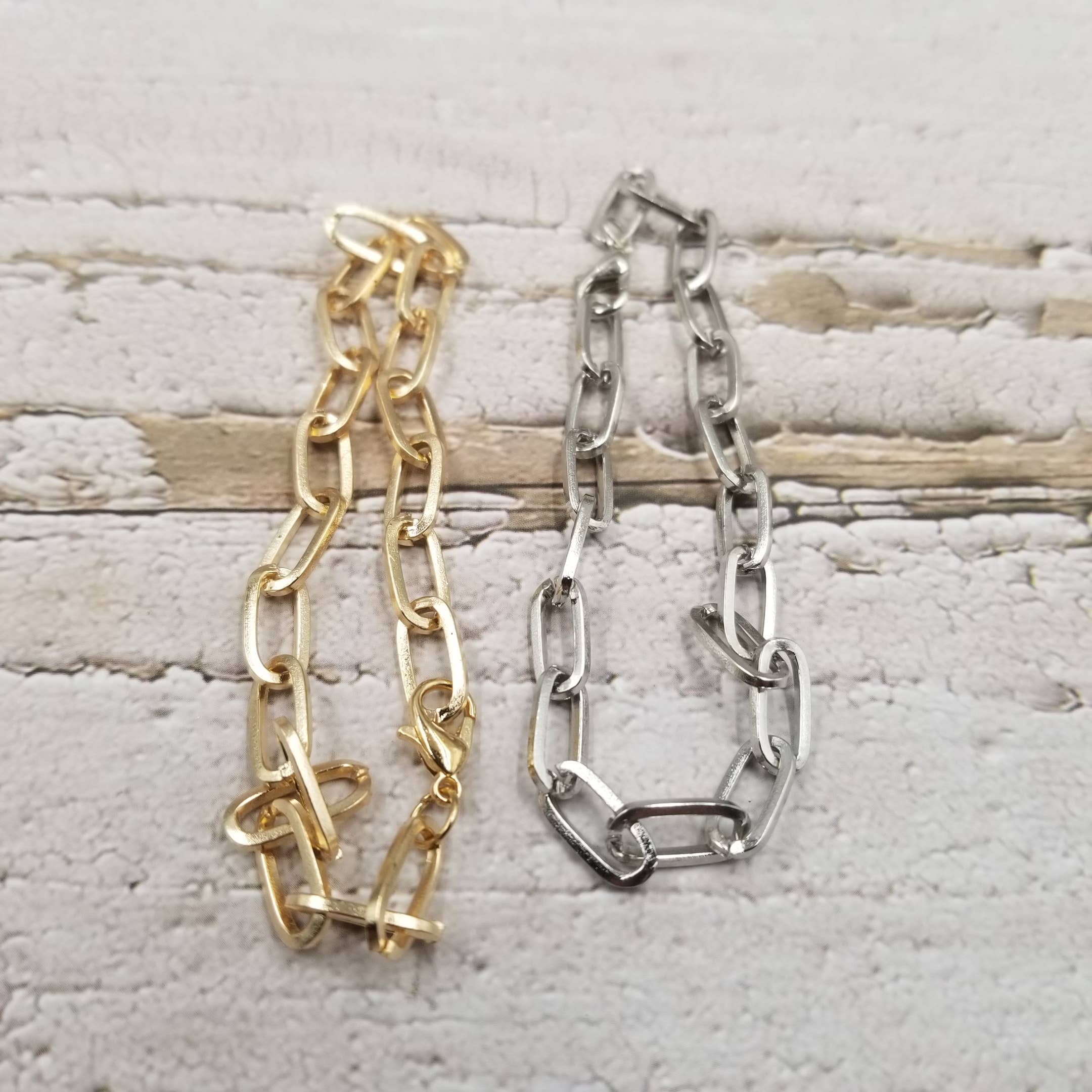 Treasure Wholesale - Vente Bracelets maillon et chaîne - Bracelet chaîne trombone2