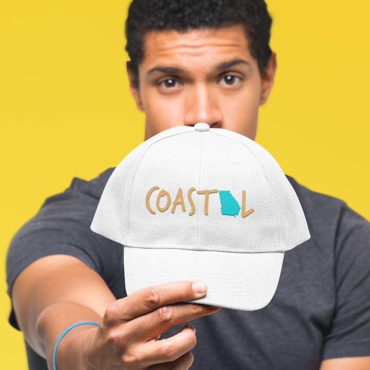 Coastal Georgia Beachcomber Sunset Gold Hat for wholesale by Coastal & Midwest State of Mind