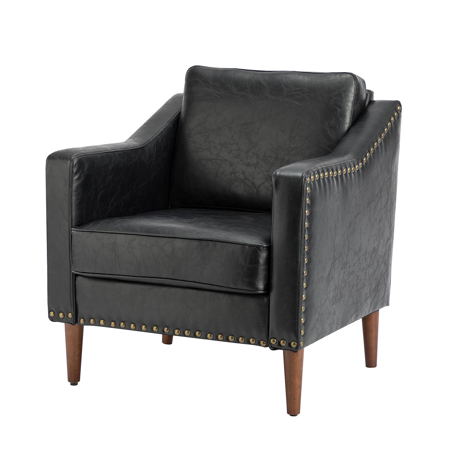 Karat Home - Wholesale Chair - Bonita Vegan Leather Armchair1