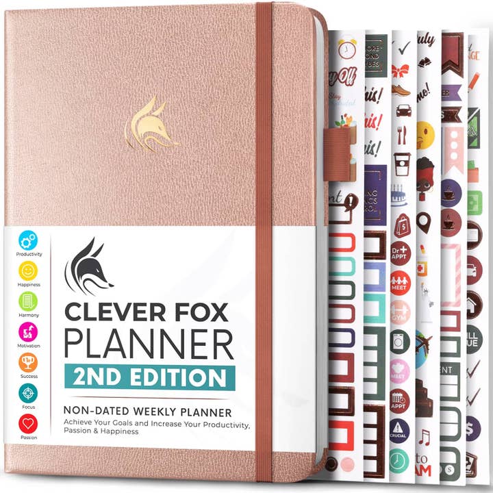 Weekly Planner 2nd Edition (A5) for wholesale by Clever Fox Planners