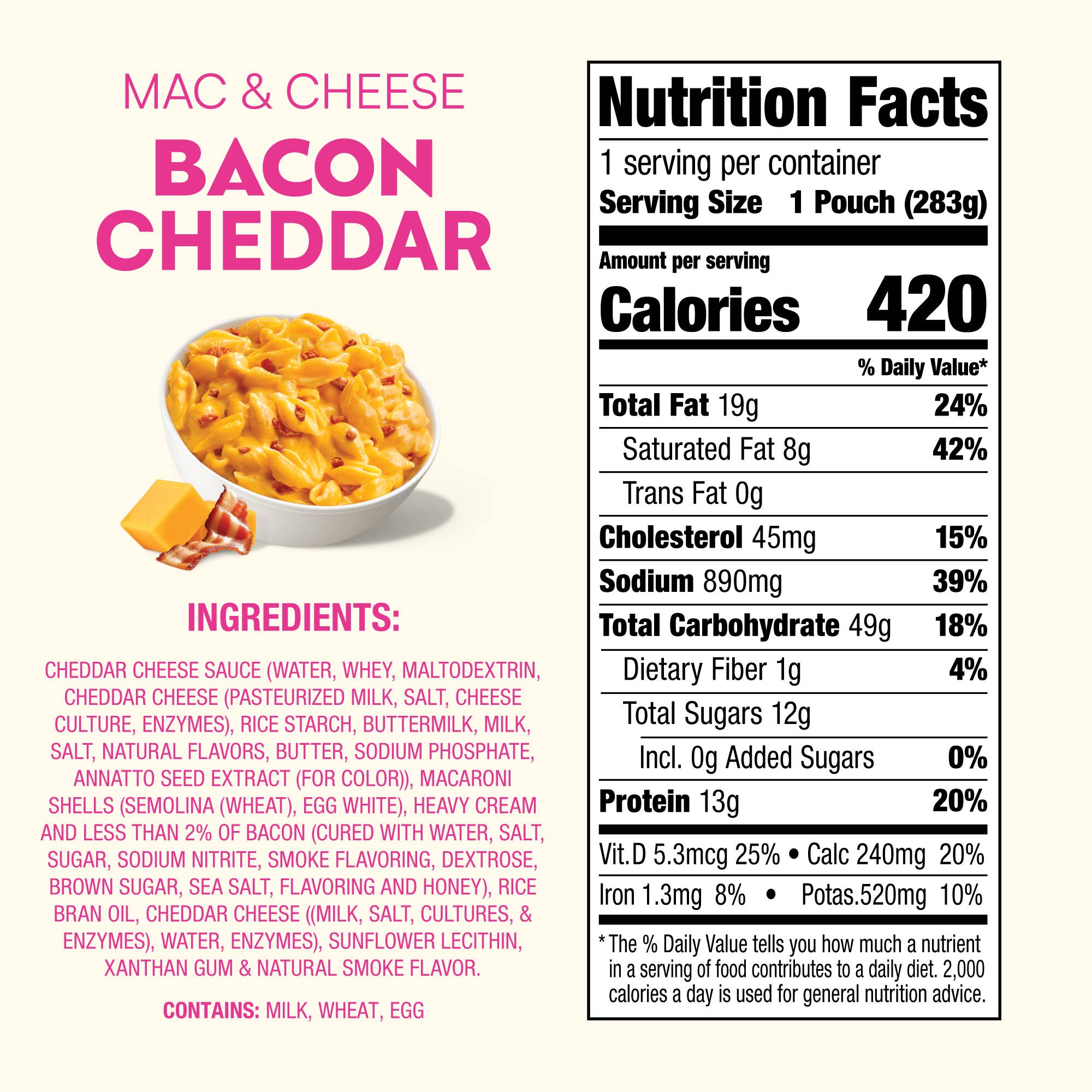 Proper Good - Wholesale Pasta - Bacon Cheddar Mac & Cheese3