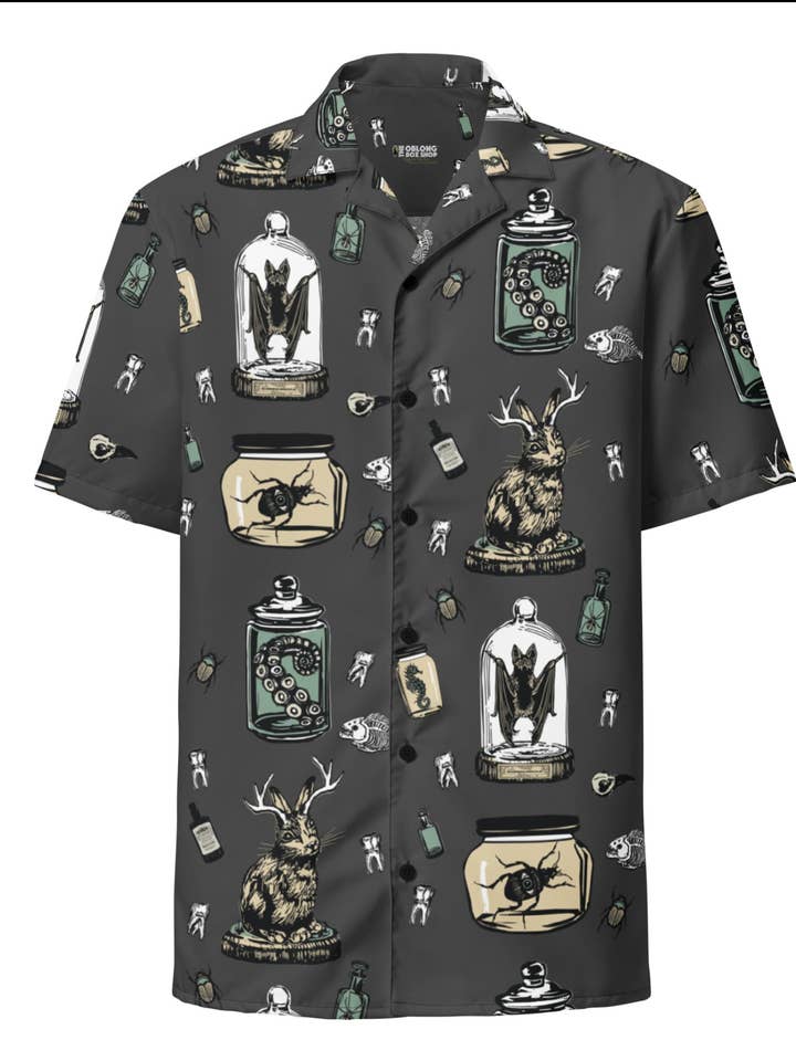 Sällsynta exemplar skjorta med knappar - TILLVERKAS PÅ BESTÄLLNING för wholesale av The Oblong Box Shop™