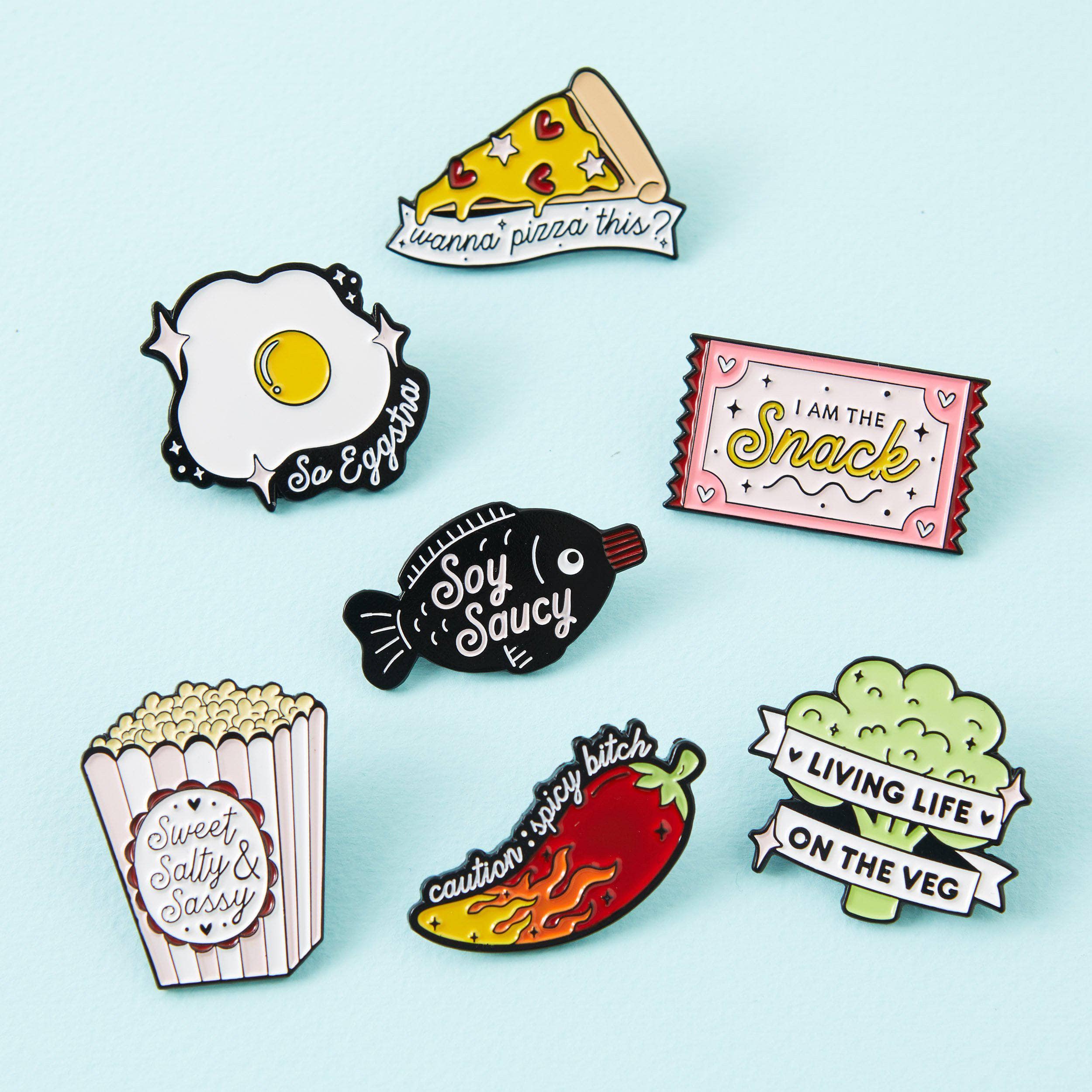 Punky Pins – wholesale Lapel pin/button – I Am The Snack Enamel Pin2