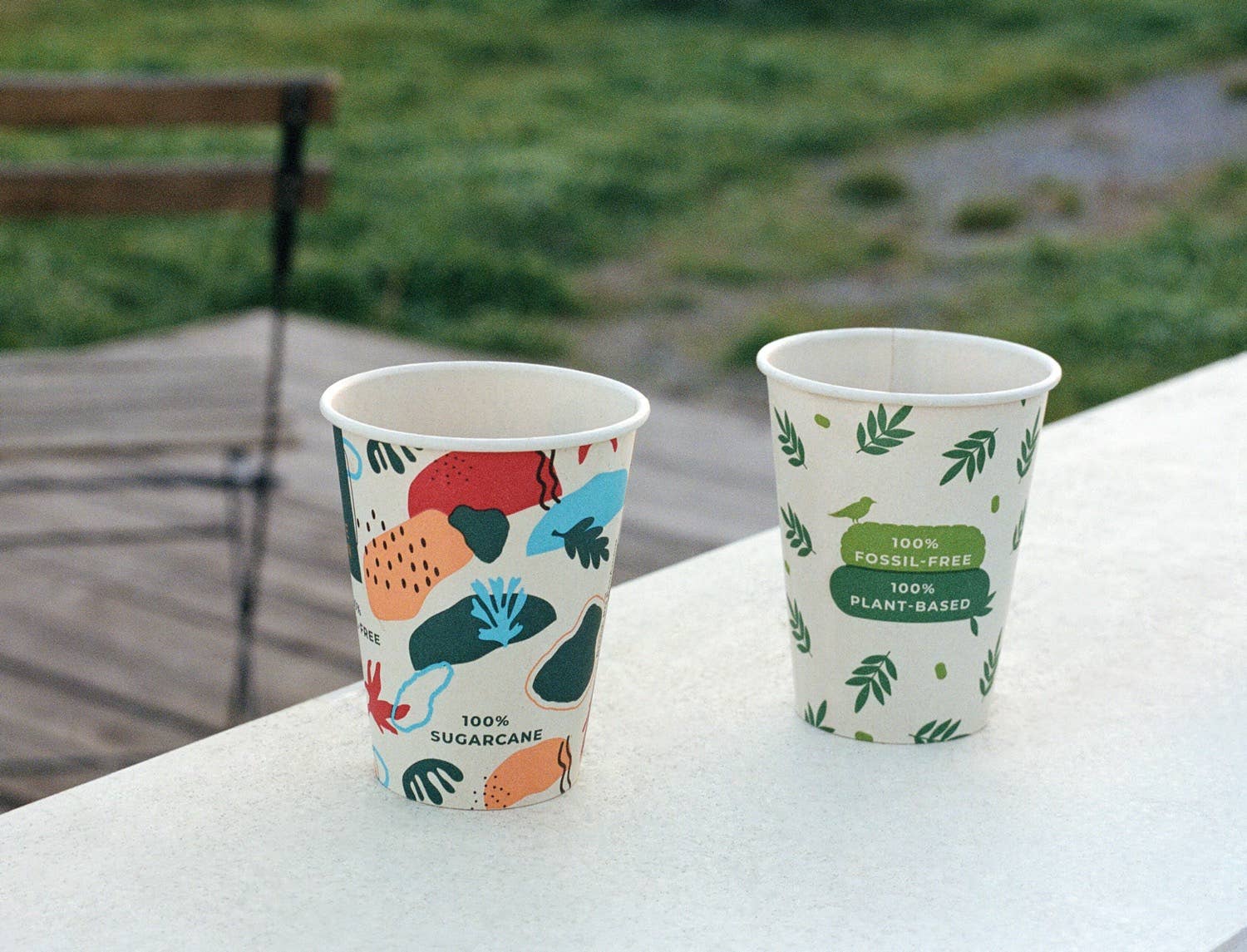 PUREGREEN GmbH – Großhandel Einwegbecher – 100 % biologisch abbaubare Kaffeebecher aus pflanzlichem Material (Packung)6