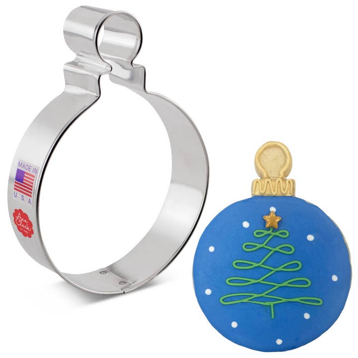 Ann Clark - Wholesale Cookie Cutter - Round Ornament Cookie Cutter. (Bag of 1 Dozen)