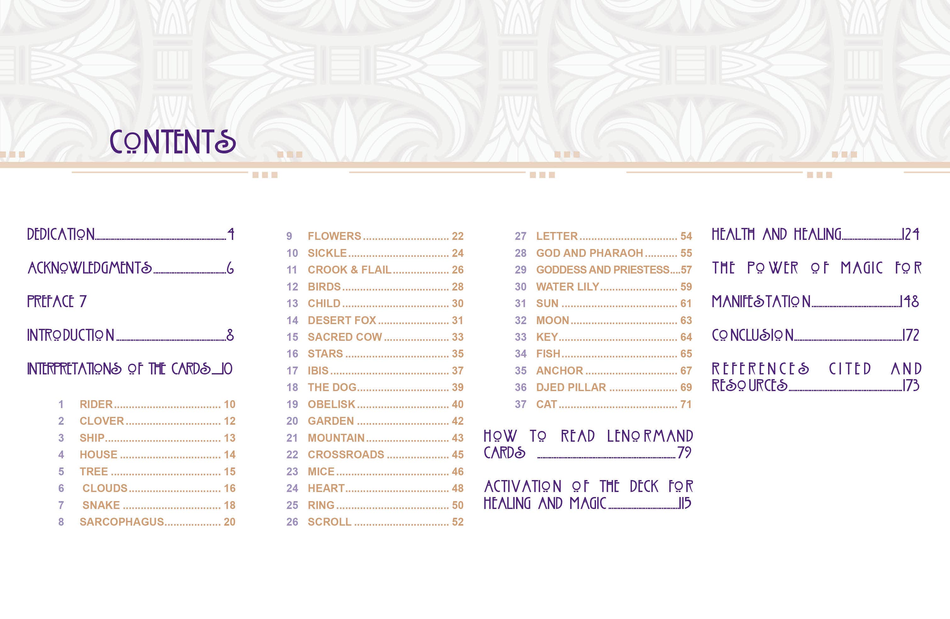 REDFeather - Wholesale Tarot Cards - The Egyptian Lenormand2