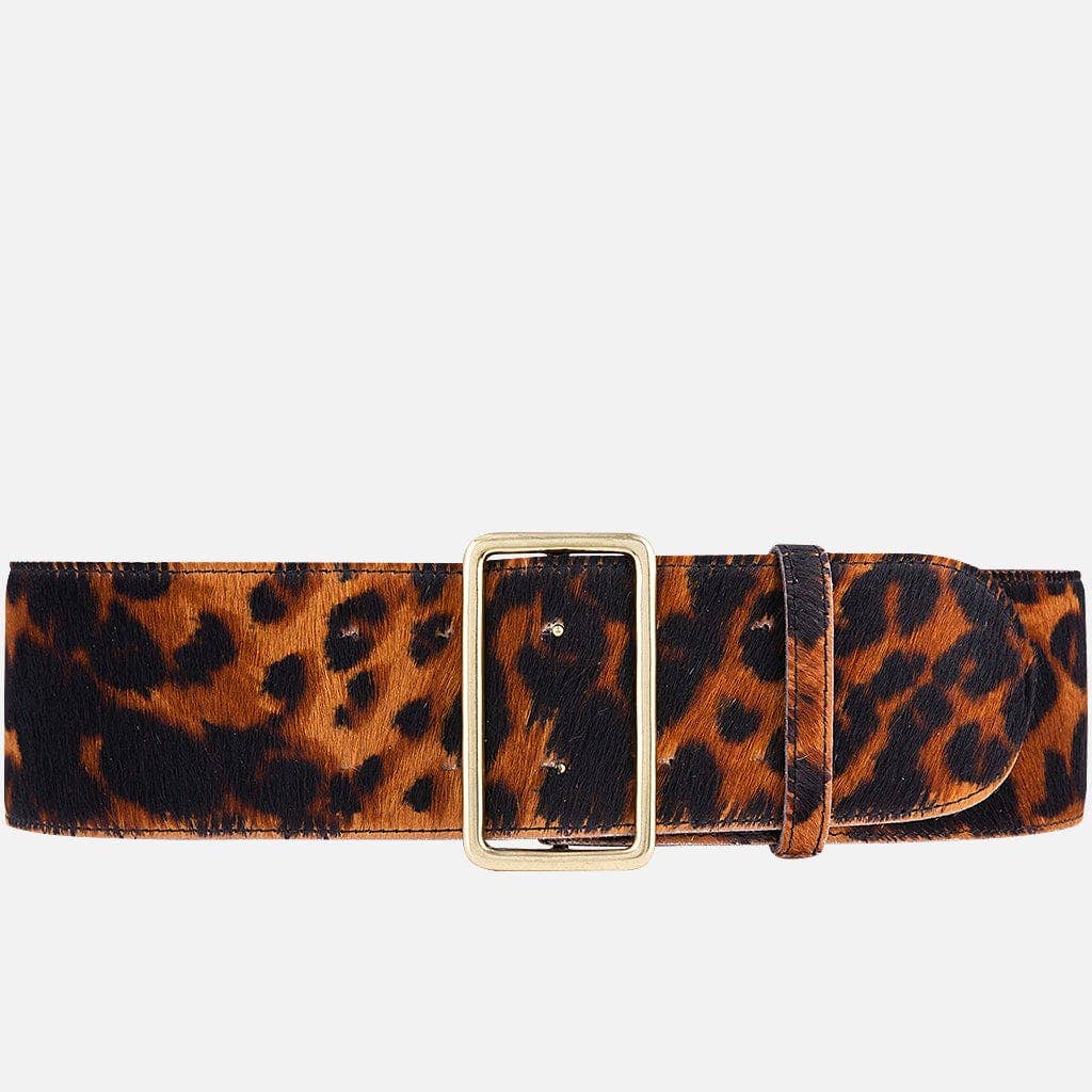 Amsterdam Heritage Leather Belts, Bags, Jackets & Apparel - Wholesale Belt - Women's - MADE TO ORDER Lori | Wide Animal Print Leather Belt Women2
