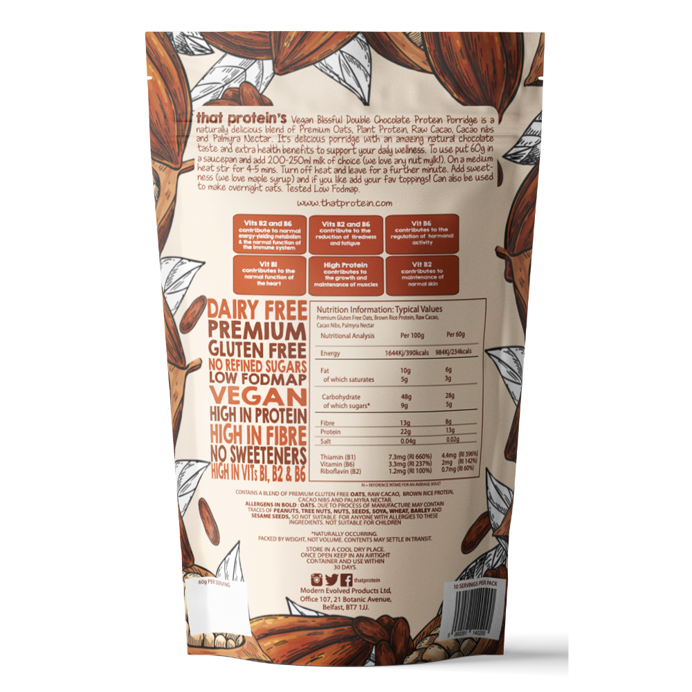 That Protein – wholesale Protein/superfood powder – ⭐ Gut-Kind Double Choc Protein Porridge ⭐1