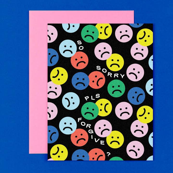 ¿Perdona por favor? Tarjeta Sad Face Sorry para venta al por mayor de My Darlin'